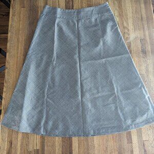 Gray Josephine Women's Plaid Skirt Women's Size 10 Side Zip Lined